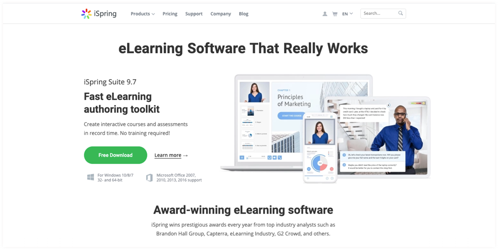 iSpring Learn LMS Software