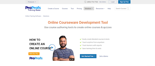 ProProfs Courseware Development Tool