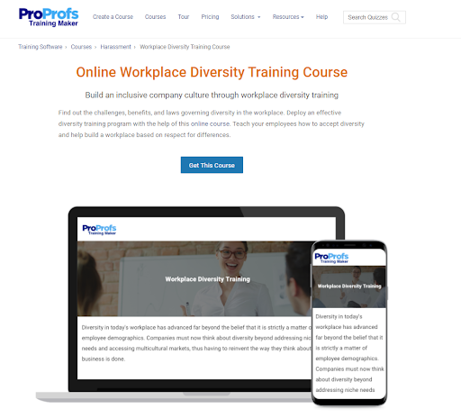 Workplace diversity training course