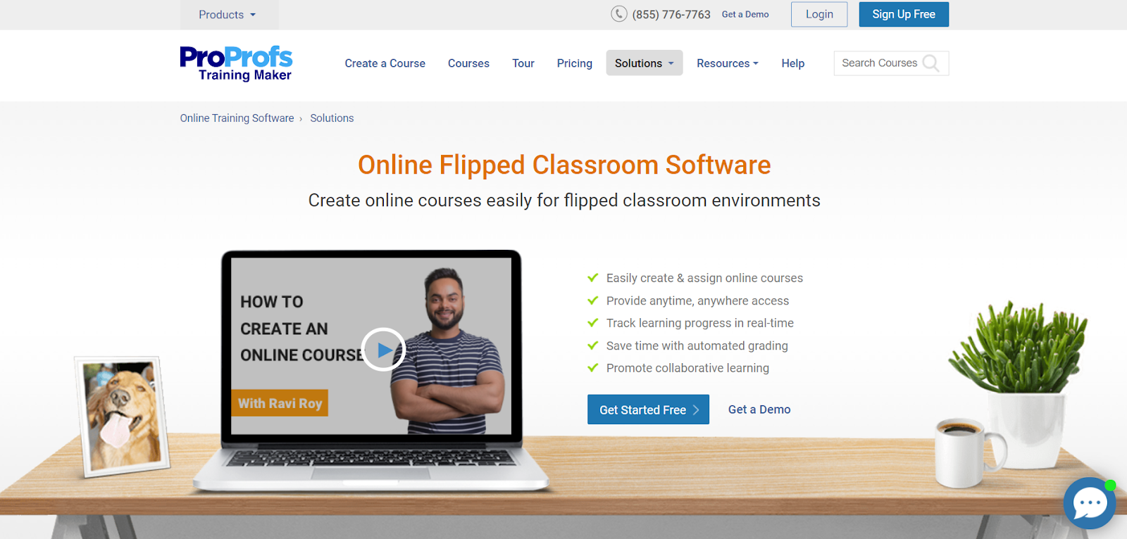 ProProfs flipped Classroom Software