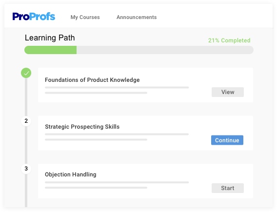 LMS to create learning paths