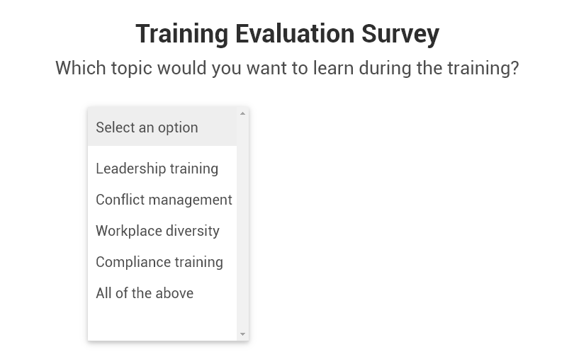 Training Topics