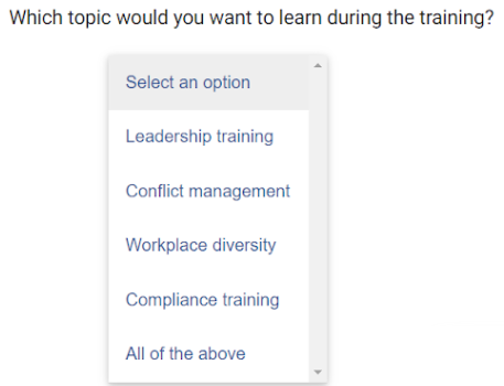 Training Topics