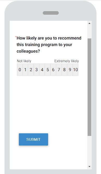 Would you recommend the training to your colleagues?