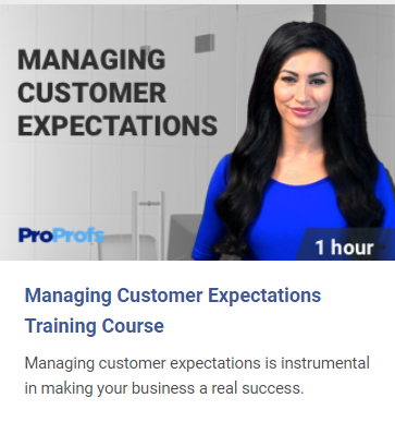 Managing Customer Expectations