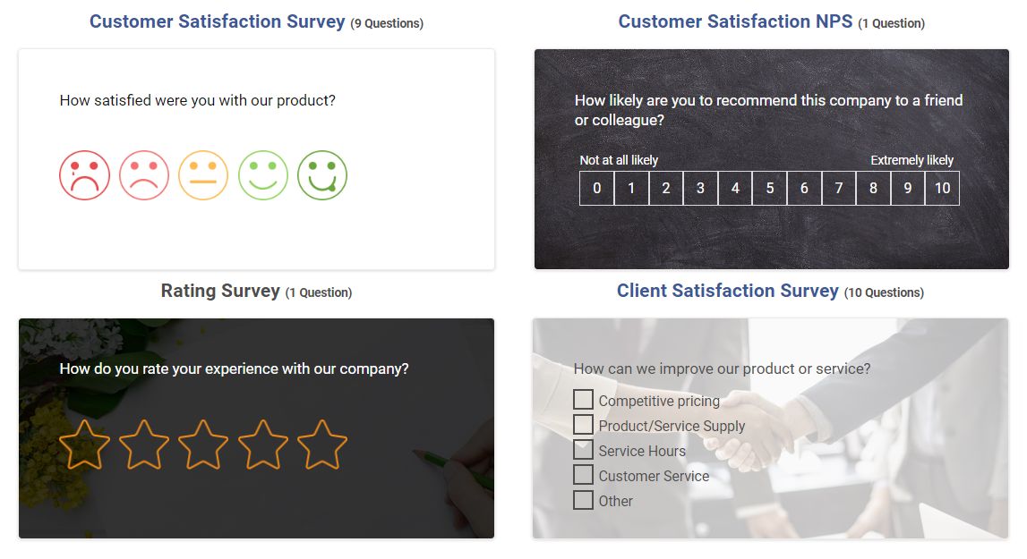 customer surveys