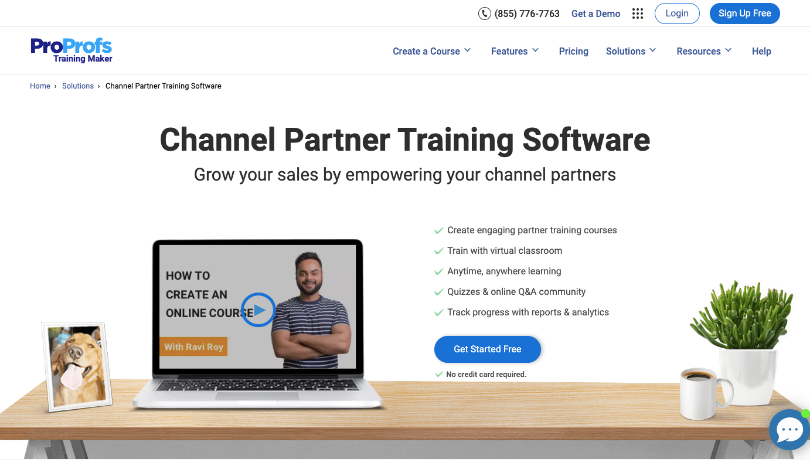 Proprofs_TM_channel Partner Training Software