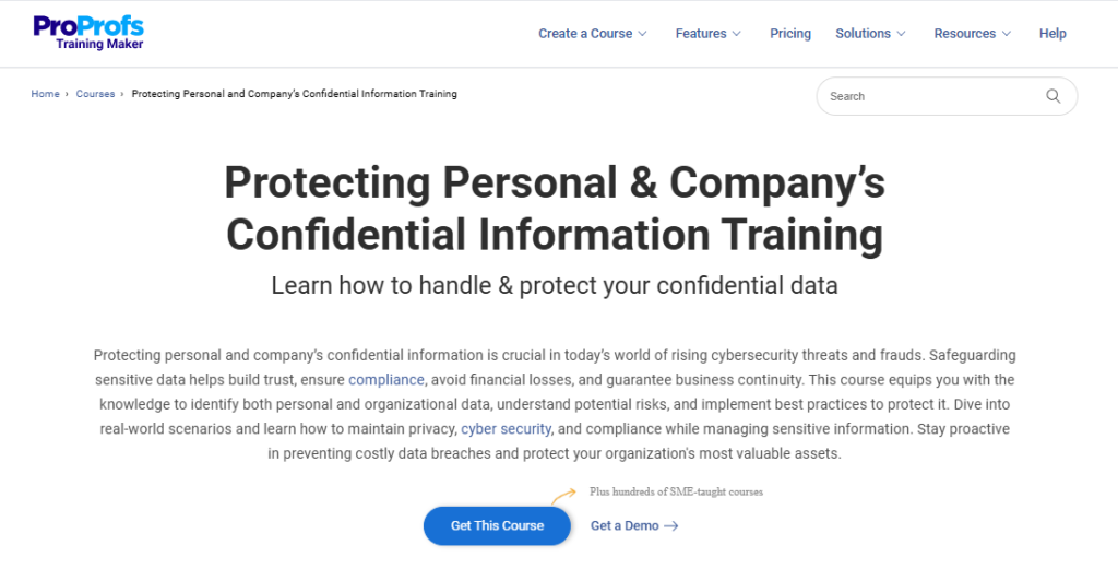 Protecting Personal and the Company's Confidential Information