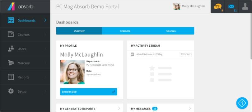 Absorb LMS - Best for Task Automation
