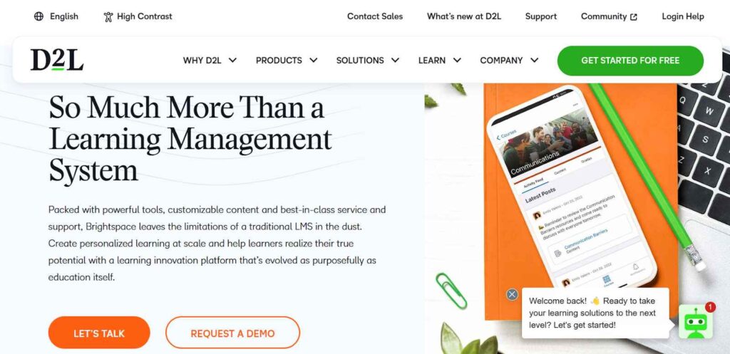 D2L Brightspace LMS