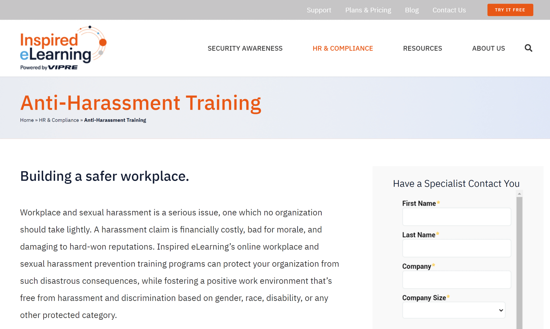 Best Sexual Harassment Prevention Training Courses