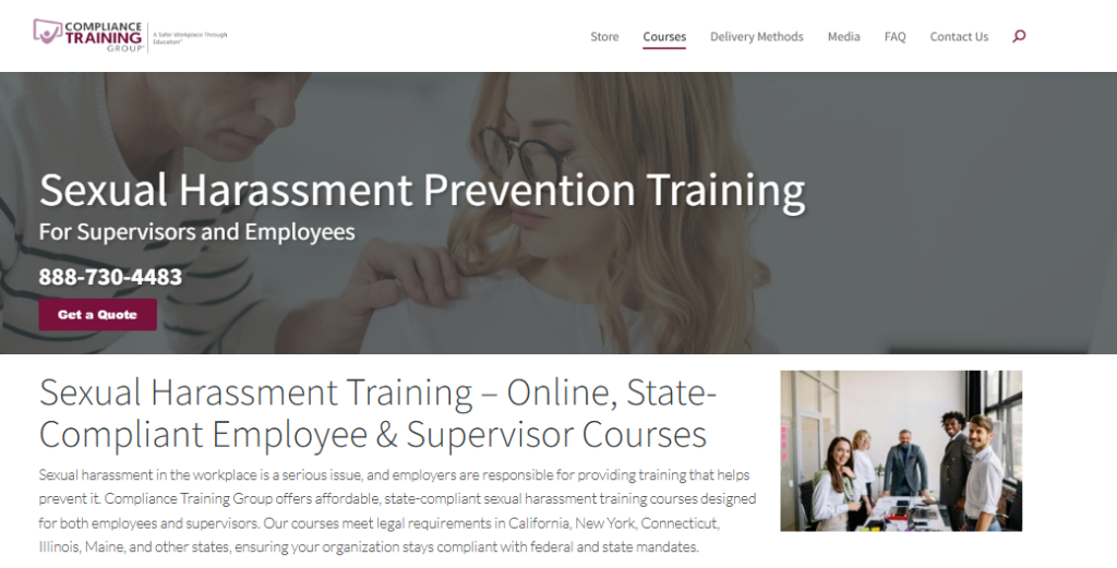 Training Courses by Compliance Training Group