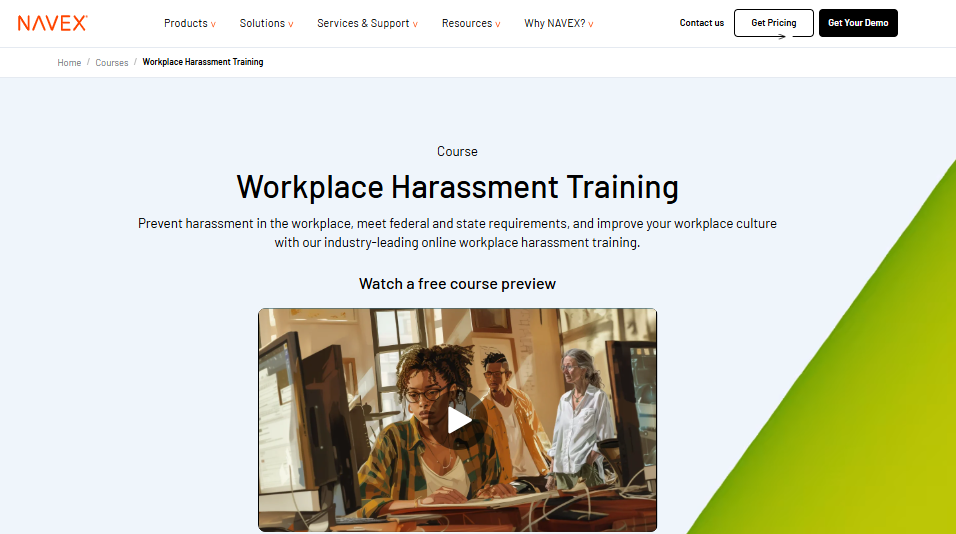 Workplace Harassment Training by NAVEX