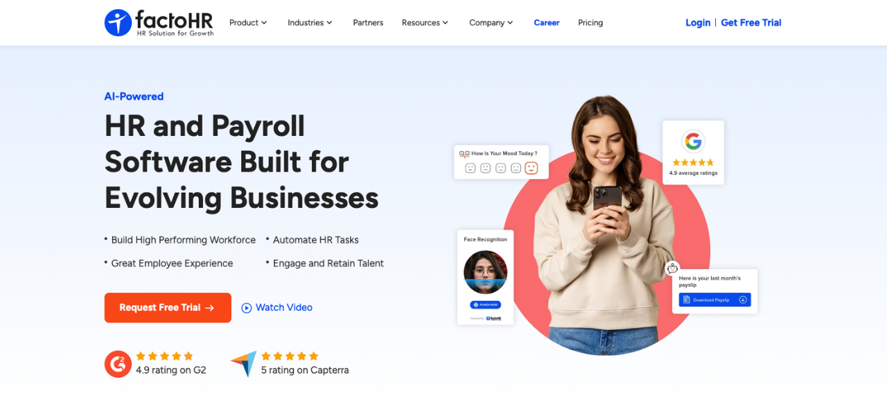 factoHR AI HR Software