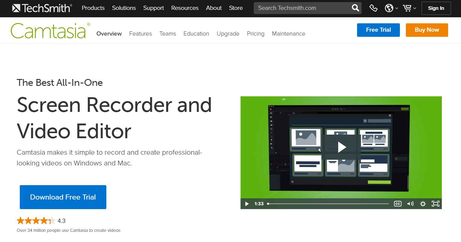 Build Your First Video, Camtasia