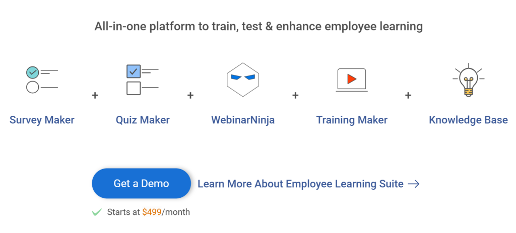 The smarter employee learning suite by ProProfs for comprehensive training and feedback
