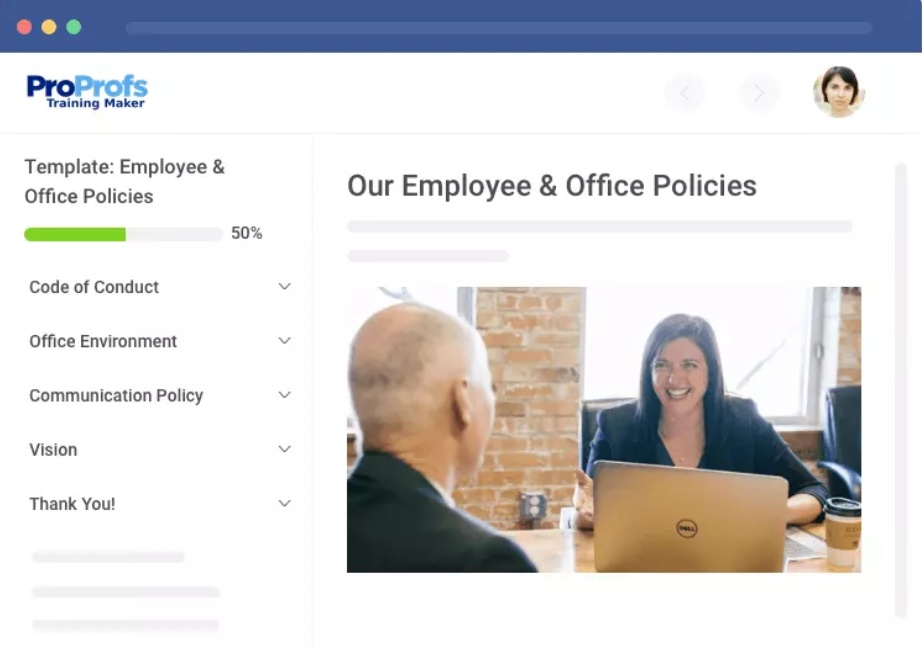 employee office template