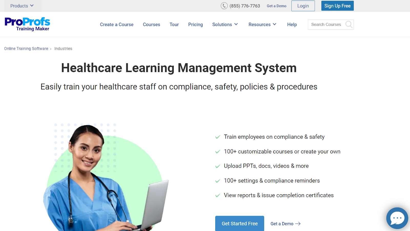 healthcare learning management system