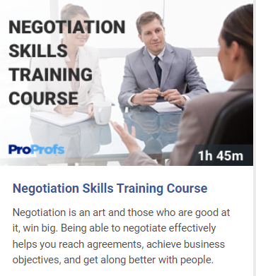 egotiation Skills Training Course