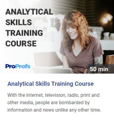  Analytical Skills Training