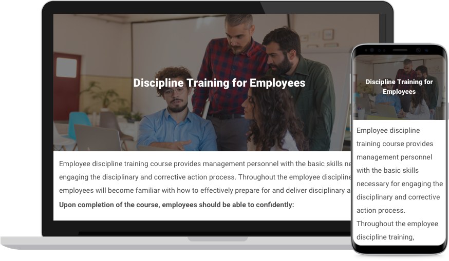  Employees Discipline Training