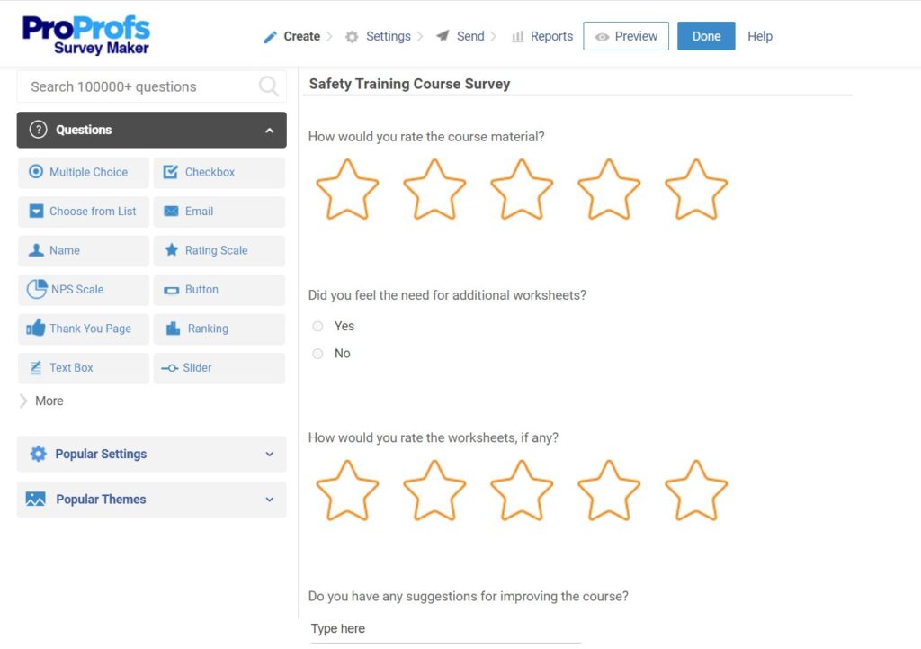 Online surveys