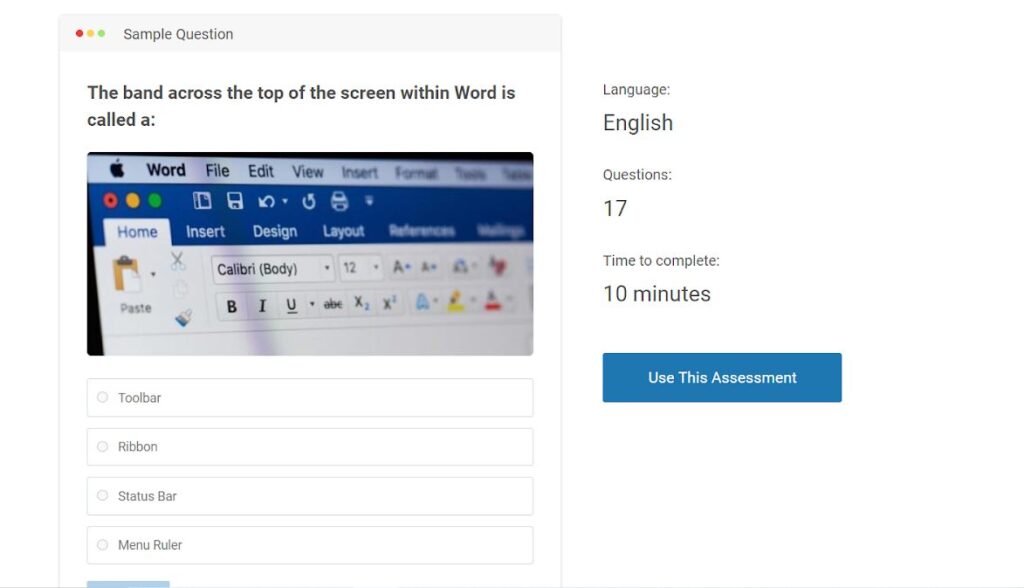 Ease of Assessments 