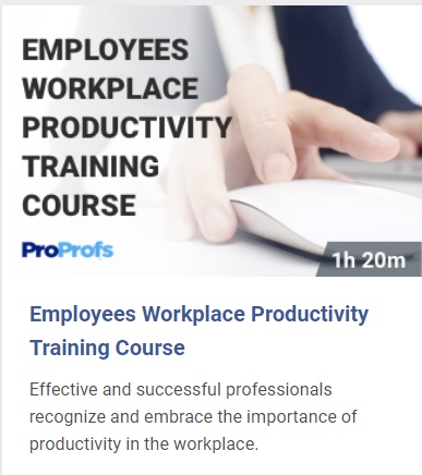 online training courses on productivity