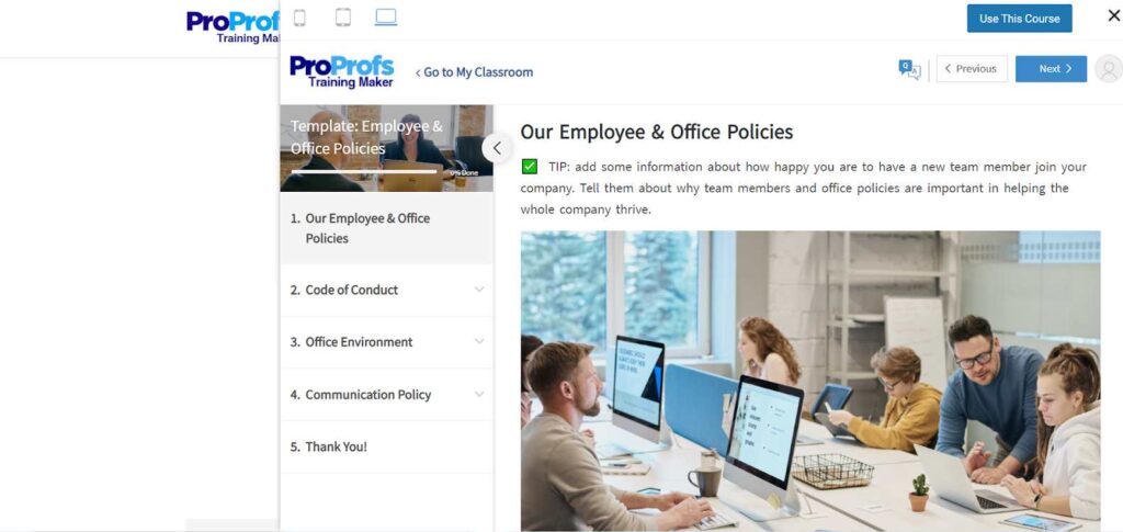 Employee Office Policies 