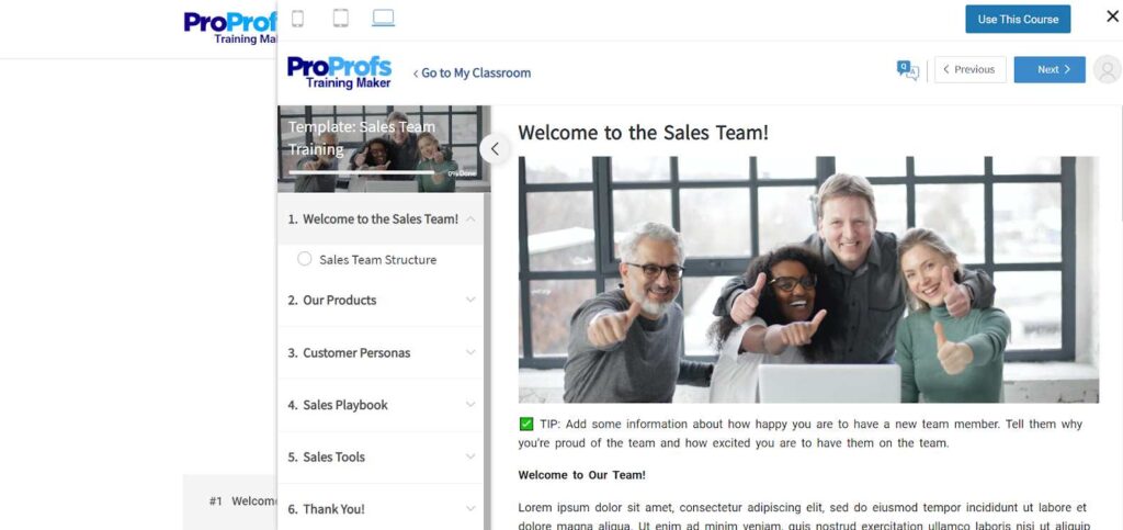 Sales Training 