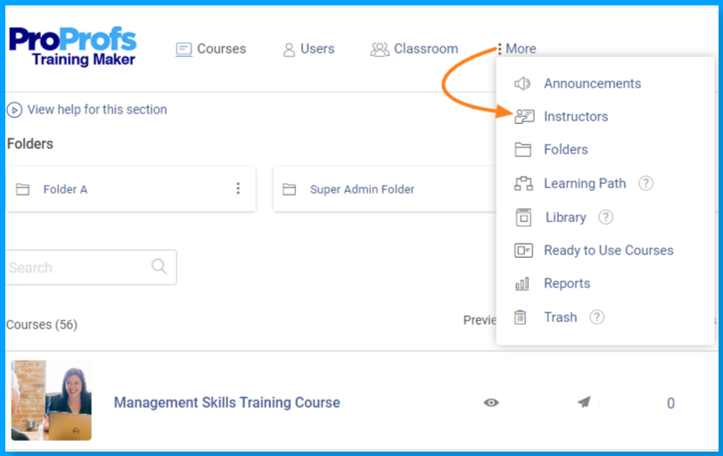 Add Instructors, Groups & Group Admins