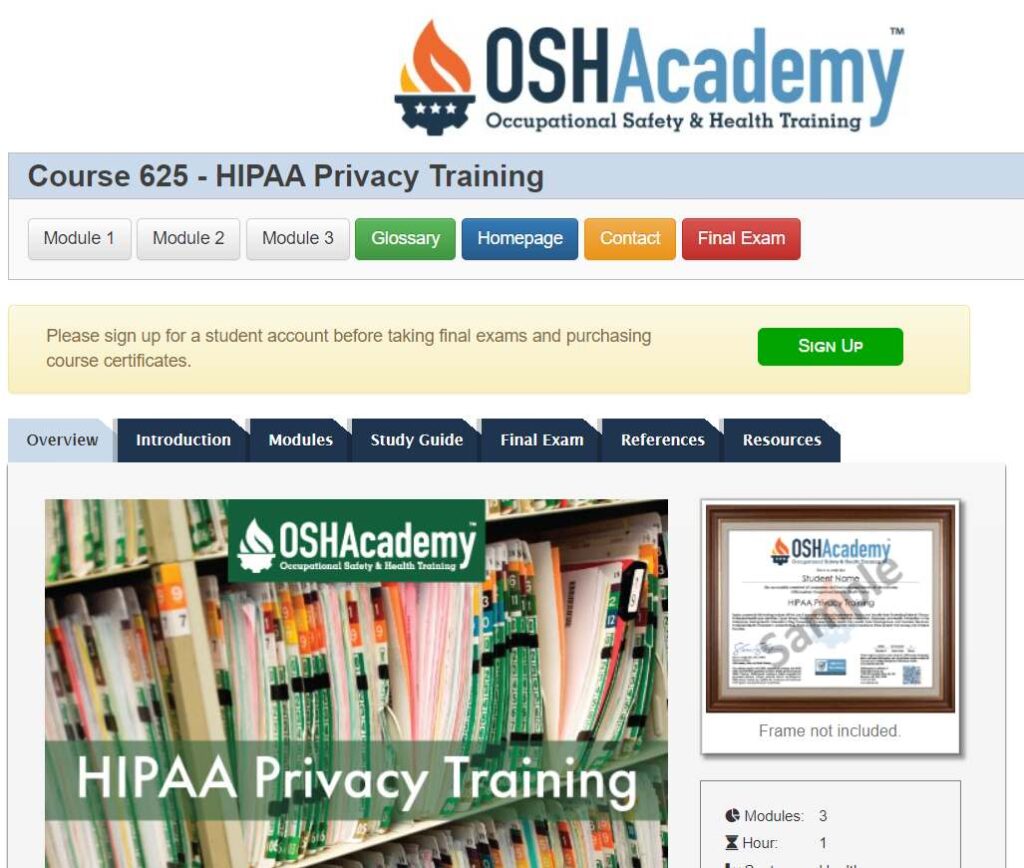 OSHAcademy