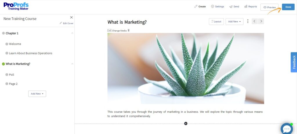 create your course