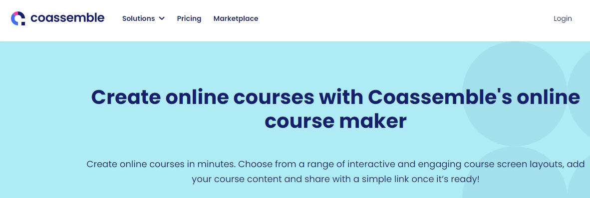 Coassemble compliance training software