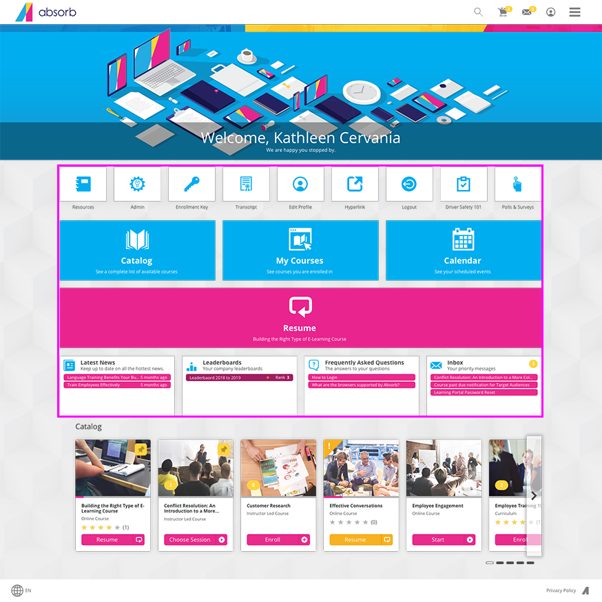 Absorb LMS: Best for AI-Powered Administration