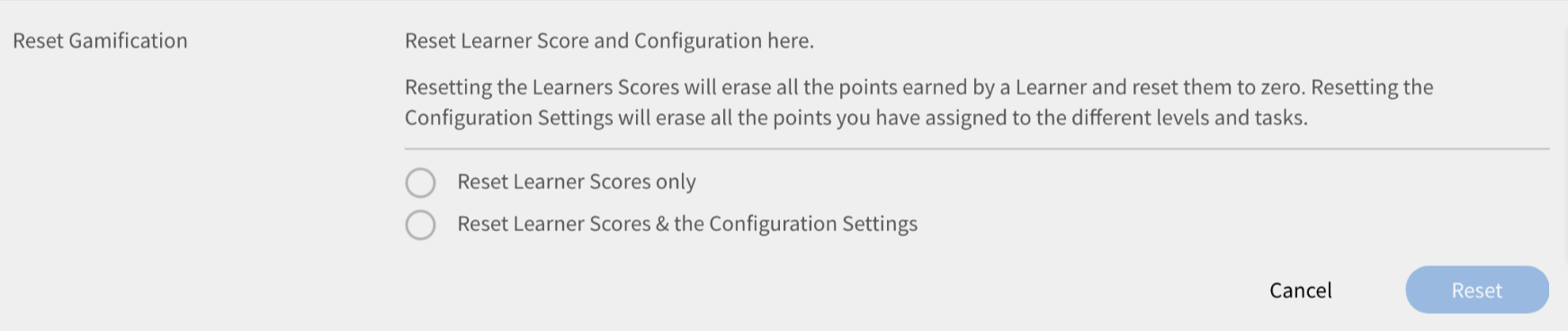 Adobe Learning Manager also supports gamification