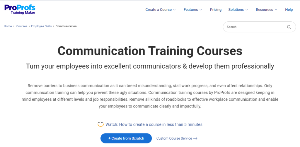 Communication Skills Training