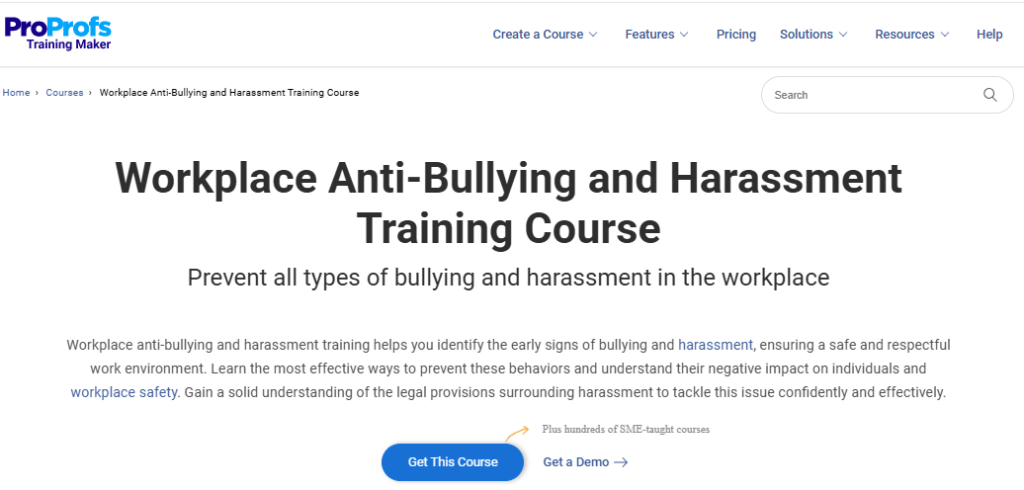 Anti-Harassment and Workplace Discrimination Training