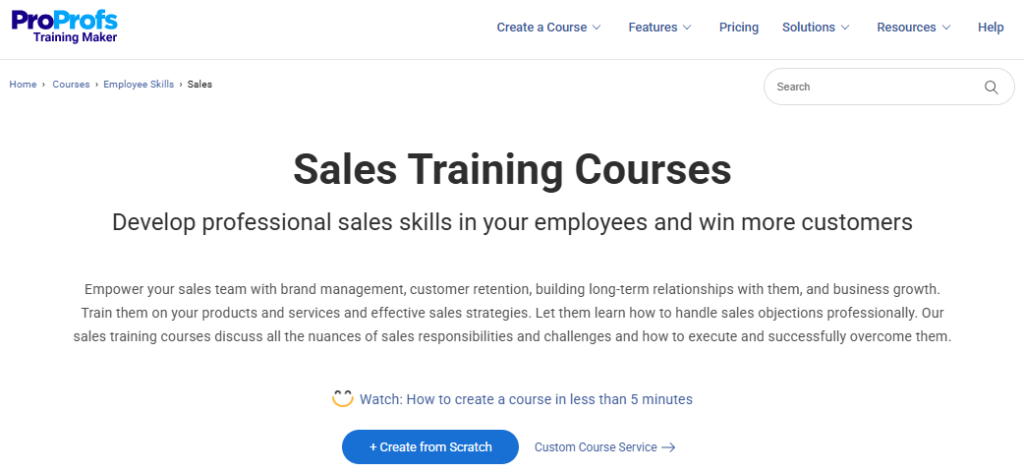 Sales and Customer Relationship Skills