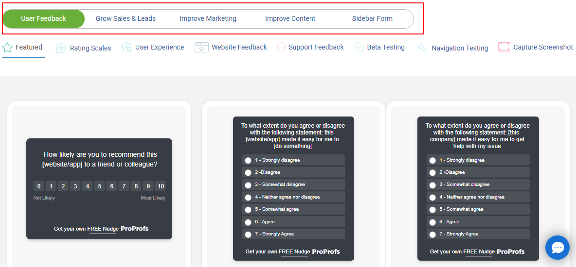 Free Survey Templates & Questions Qualaroo