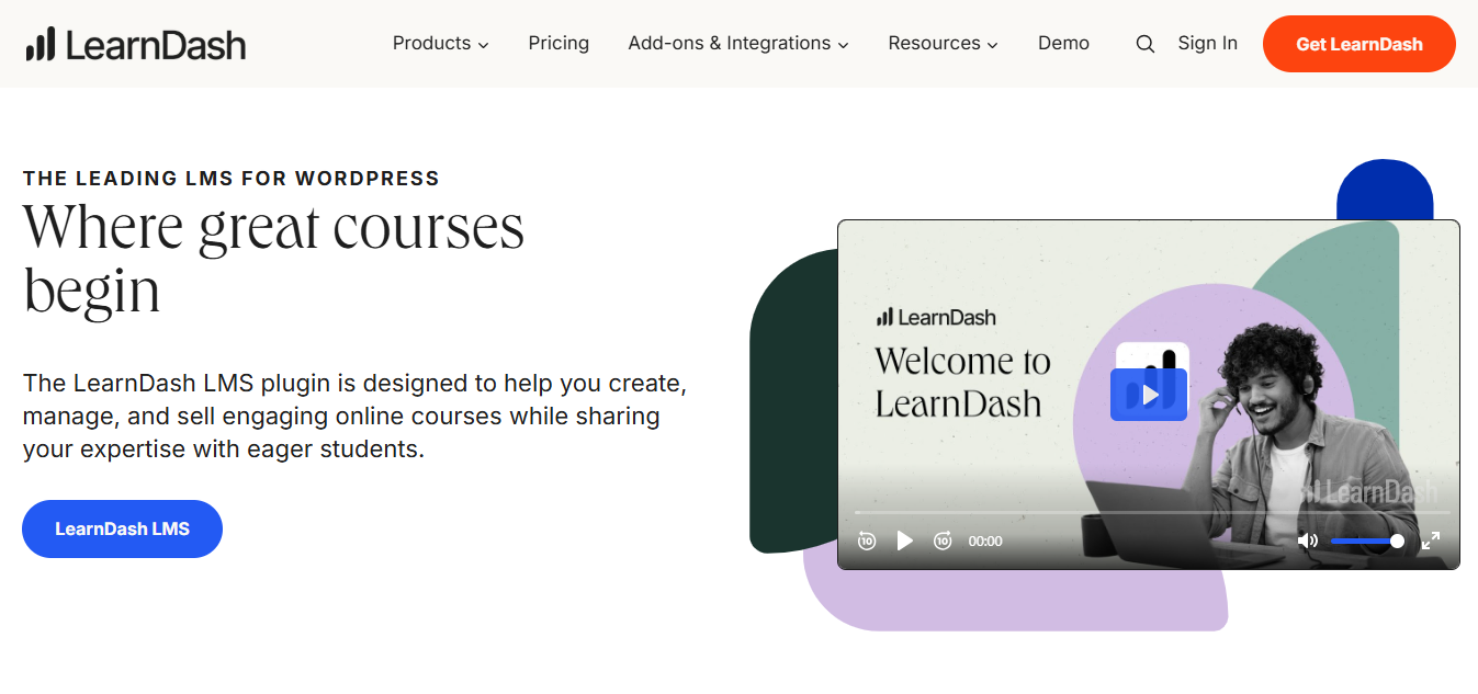 LearnDash - Alternative to Thinkific