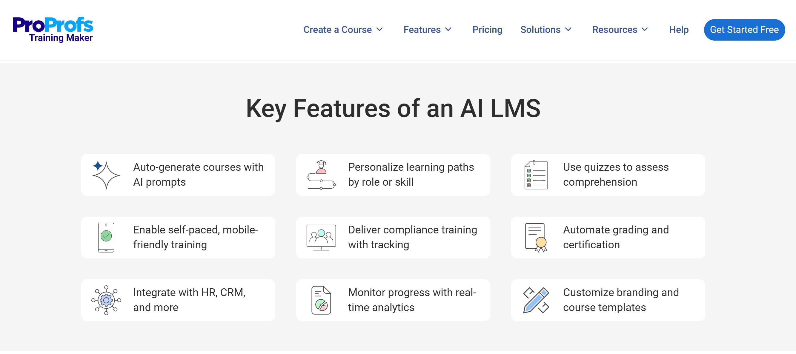 ProProfs AI Key Features ProProfs AI Key Features