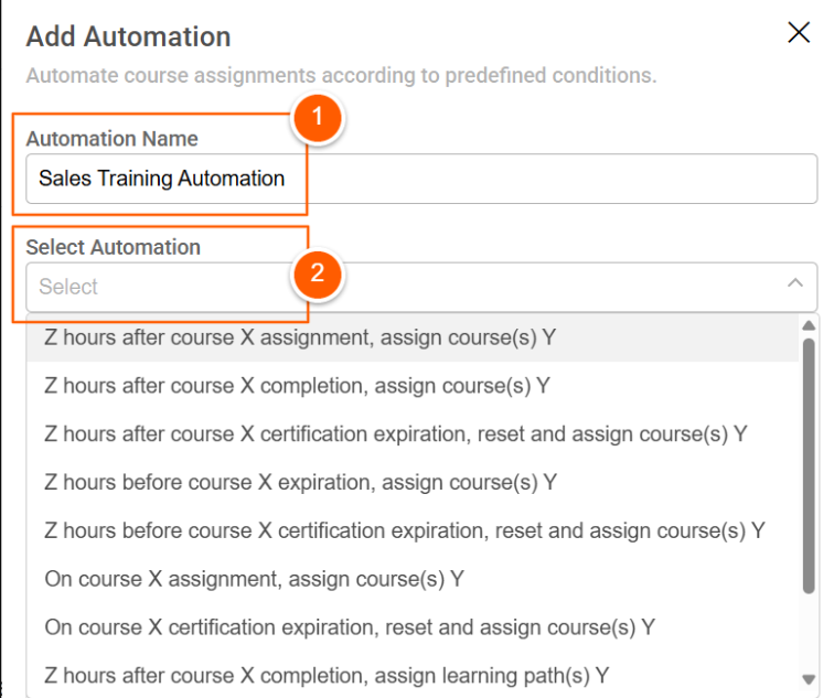 Add Automation workflow