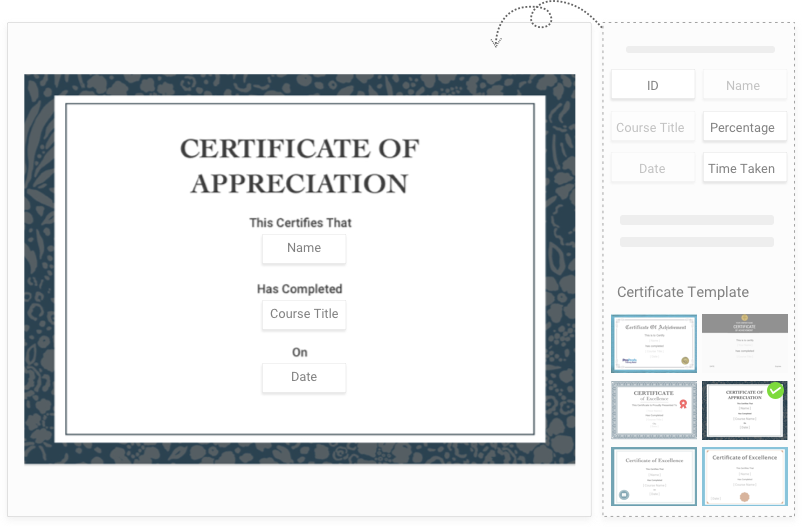 certification template