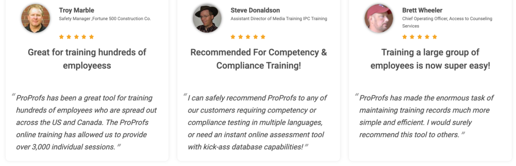 ProProfs LMS Success Stories