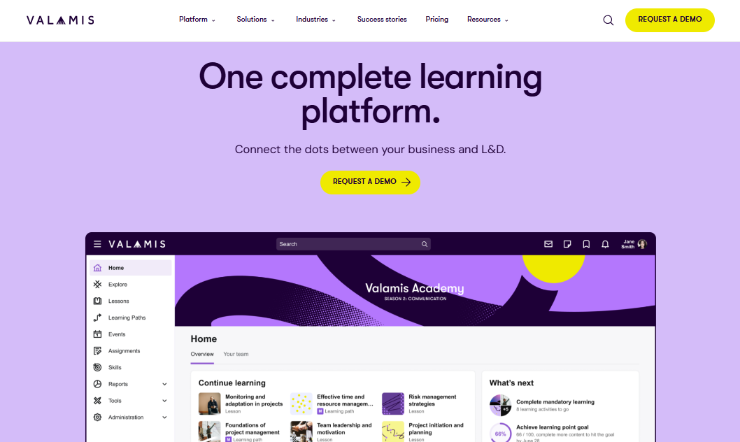 Valamis Enterprise LMS