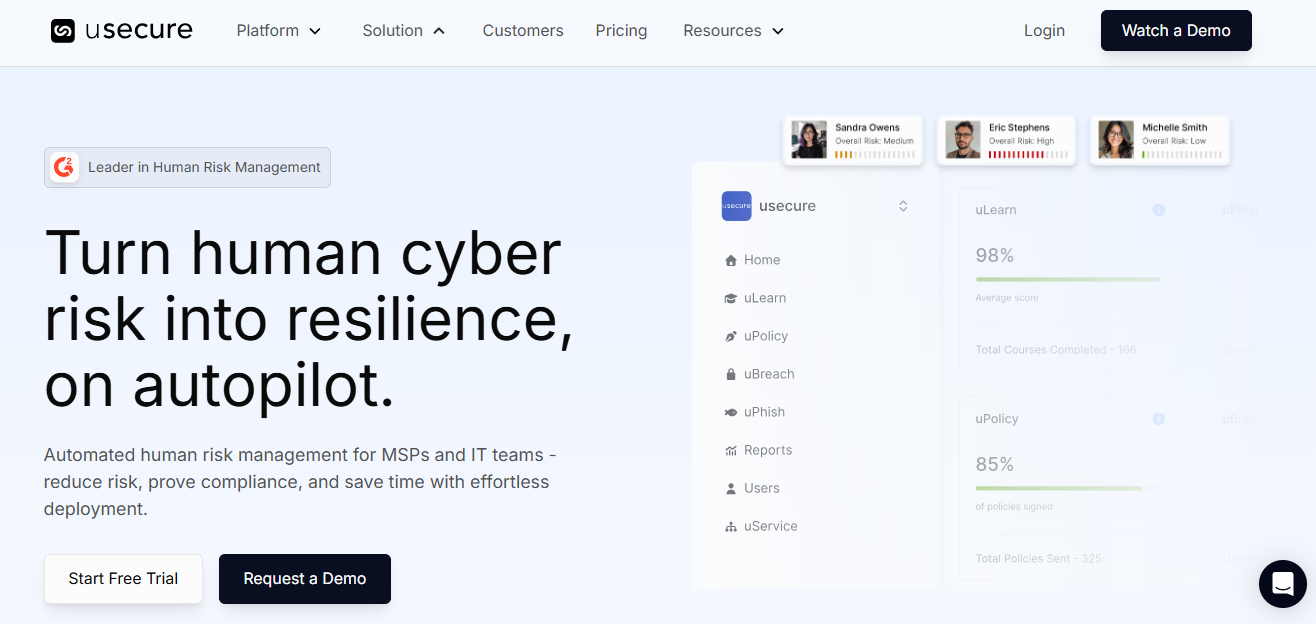 usecure Human Risk Management