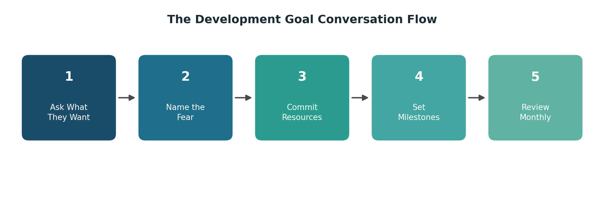The Development Goal Conversation Flow