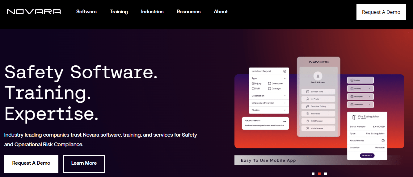 Novara EHS Software Risk Management