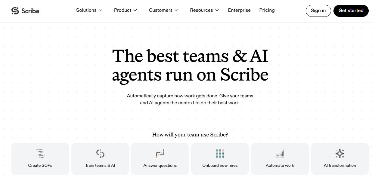 Scribe